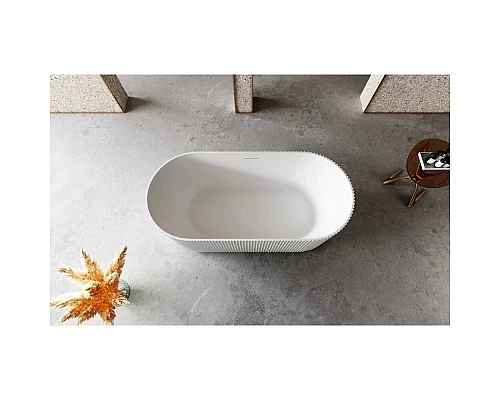 Купить Ванна из литого мрамора 170х75 см Abber Stein AS9601 в магазине сантехники Santeh-Crystal.ru