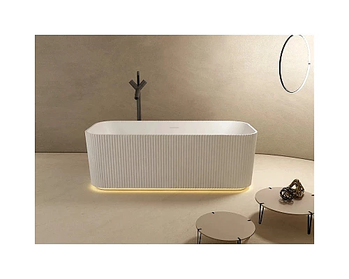 Заказать Ванна из литого мрамора 170х75 см Abber Stein AS9663 в магазине сантехники Santeh-Crystal.ru