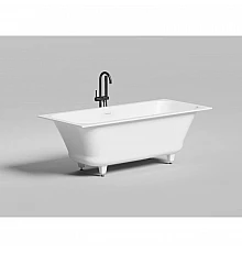 Ванна из литьевого мрамора 170x75 см Salini S-Stone Orlanda Axis Kit 103323M