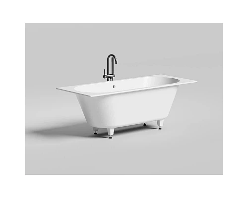 Купить Ванна из литьевого мрамора 170x70 см Salini S-Stone Ornella Axis 104623M в магазине сантехники Santeh-Crystal.ru