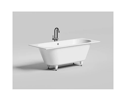 Купить Ванна из литьевого мрамора 170x70 см Salini S-Stone Ornella Axis 104623M в магазине сантехники Santeh-Crystal.ru