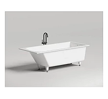Ванна из литьевого мрамора 180x80 см Salini S-Sense Cascata 104213G
