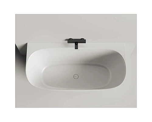 Купить Ванна из литьевого мрамора 160x80 см Salini S-Stone Sofia Wall 102527M в магазине сантехники Santeh-Crystal.ru