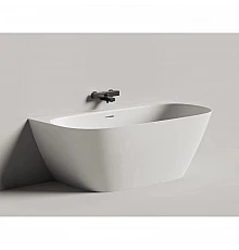 Ванна из литьевого мрамора 160x80 см Salini S-Stone Sofia Wall 102527M
