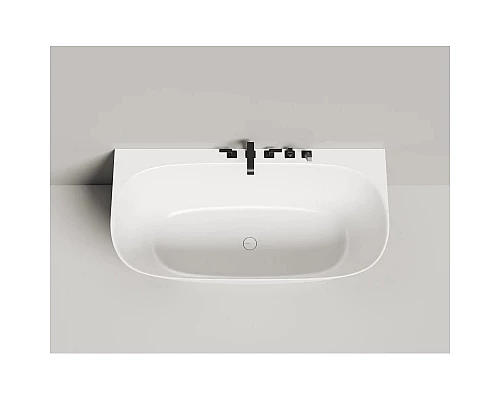 Купить Ванна из литьевого мрамора 160x80 см Salini S-Stone Sofia Wall 102527M в магазине сантехники Santeh-Crystal.ru