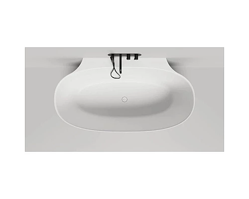 Заказать Ванна из литьевого мрамора 170x90 см Salini S-Stone Alda Wall 101925M в магазине сантехники Santeh-Crystal.ru