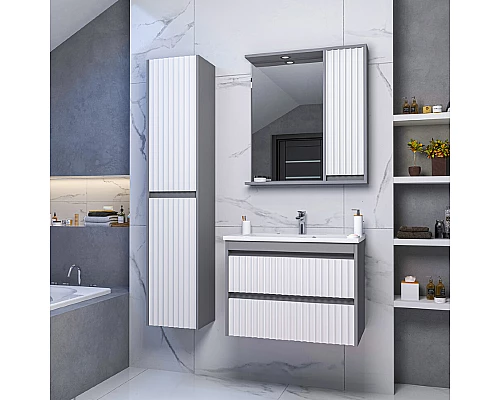 Заказать BALATON - 35 Пенал левый подвесной, комбинированный в магазине сантехники Santeh-Crystal.ru