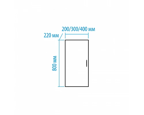 Заказать Лилия - 20 шкаф подвесной универс.БФ в магазине сантехники Santeh-Crystal.ru