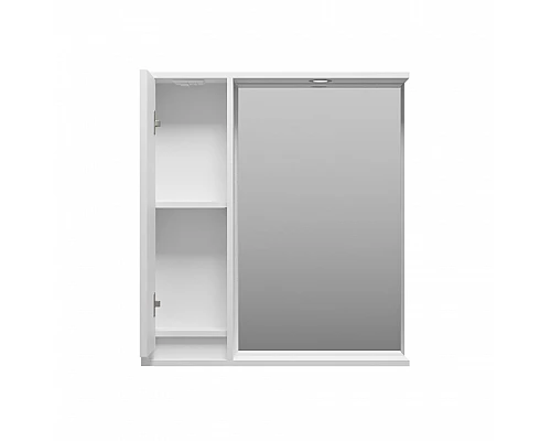 Заказать BALATON - 75 Зеркало-шкаф левый, белый в магазине сантехники Santeh-Crystal.ru