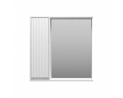 Купить BALATON - 80 Зеркало-шкаф левый, белый в магазине сантехники Santeh-Crystal.ru