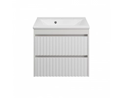 Заказать BALATON - 65 Тумба подвесная с 2 ящ., белый / раковина в магазине сантехники Santeh-Crystal.ru