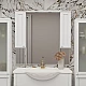 Заказать Латте -105 Зеркало-шкаф белая эмаль в магазине сантехники Santeh-Crystal.ru