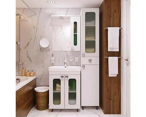 Купить Урал - 60 полный комплект правый пенал, правое зеркало в магазине сантехники Santeh-Crystal.ru