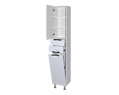 Приобрести Орхидея - 35 Пенал лев. белая эмаль / Б/К в магазине сантехники Santeh-Crystal.ru