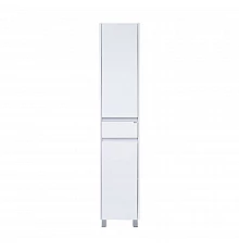 Алиса - 35 Пенал с 1 ящ. напольный белый правый