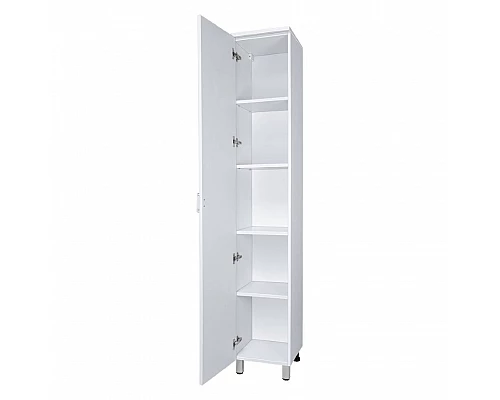 Заказать Дива - 35 Пенал напольный белый левый в магазине сантехники Santeh-Crystal.ru