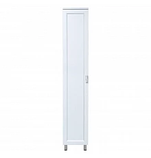 Дива - 35 Пенал напольный белый левый