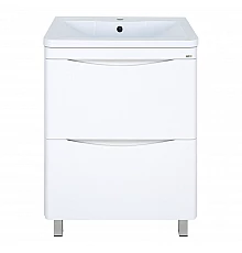 Атлантик - 60 Тумба напольная  с 2 ящ. закруг. края