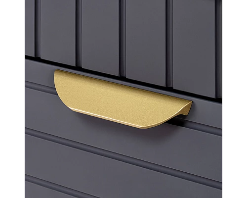 Купить GLOSTER - 60 Тумба с 3 ящ. напольная, графит в магазине сантехники Santeh-Crystal.ru