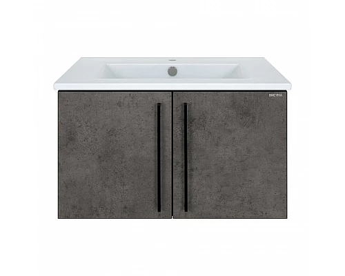 Приобрести ROCK - 75 Тумба прямая подвесная темно-серый (Чикаго) ЛДСП в магазине сантехники Santeh-Crystal.ru