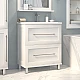 Приобрести Марта - 60 Тумба напольная 2 ящ. белая эмаль (глянец) в магазине сантехники Santeh-Crystal.ru