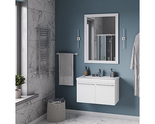 Приобрести CATANIA -100 Тумба подвесная белая (эмаль) в магазине сантехники Santeh-Crystal.ru