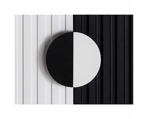 Заказать RICHARD -105 Тумба подвесная 2 дв. белый/черный в магазине сантехники Santeh-Crystal.ru