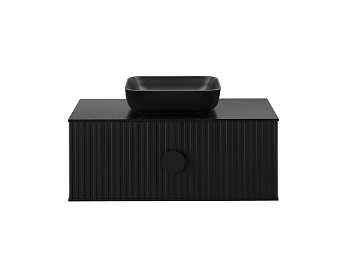 Заказать RICHARD -105 Тумба подвесная 2 дв. черный в магазине сантехники Santeh-Crystal.ru