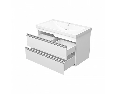 Приобрести Ингрид - 90 Тумба подвесная с 2 ящ.эмаль в магазине сантехники Santeh-Crystal.ru