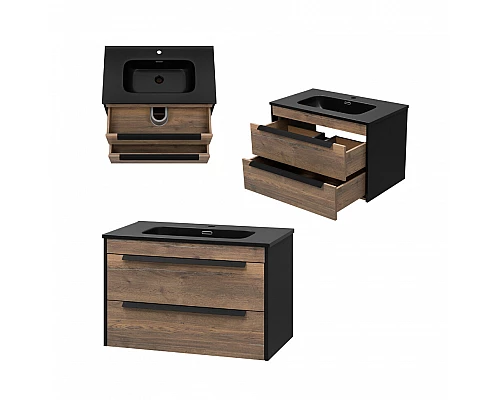 Купить MONSOUR - 80 Тумба подвесная с 2 ящ. в магазине сантехники Santeh-Crystal.ru