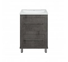 Марта - 60 Тумба напольная 2 ящ. темный бетон