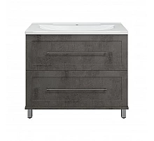 Марта -100 Тумба напольная 2 ящ. темный бетон