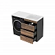 Купить Коломбо - 60 Тумба под стиральную машину напольная 3 ящ. в магазине сантехники Santeh-Crystal.ru