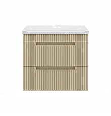 ARIANA - 60 Тумба подвесная с 2 ящ. капучино (эмаль)