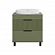 Заказать ENFIDA - 70 Тумба напольная 2 ящ. зеленая мат. эмаль (Энфида) в магазине сантехники Santeh-Crystal.ru