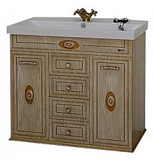 Roma - 75 Тумба с 4 ящ. ясень патина