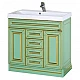 Заказать Vena - 90 Тумба с 3 ящ.салатовая патина в магазине сантехники Santeh-Crystal.ru