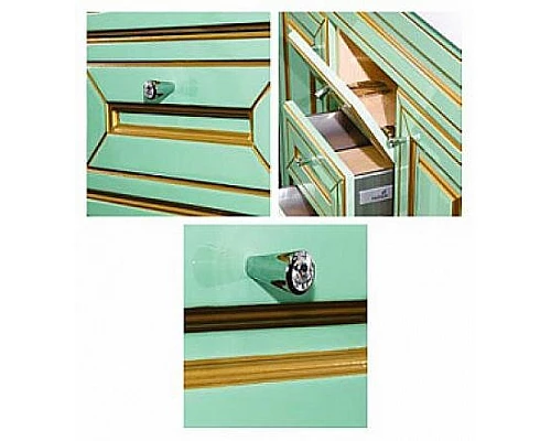 Заказать Vena - 90 Тумба с 3 ящ.салатовая патина в магазине сантехники Santeh-Crystal.ru