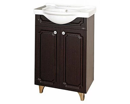 Заказать Александра - 55 Тумба прямая ВЕНГЕ в магазине сантехники Santeh-Crystal.ru