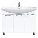 Приобрести Лаванда -105 Тумба прямая белая в магазине сантехники Santeh-Crystal.ru