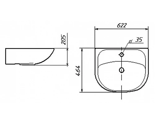 Приобрести Амур - 60 Тумба напольная прямая (ПВХ) в магазине сантехники Santeh-Crystal.ru