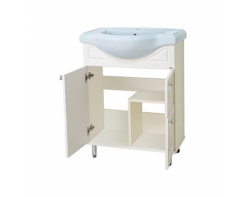 Заказать Жардин - 65 Тумба прямая светло-бежевая / раковина в магазине сантехники Santeh-Crystal.ru