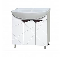 Грани - 80 Тумба напольная прямая / раковина