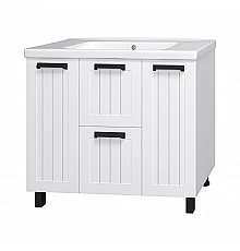 Спарта -100 Тумба напольная 2 дв. белая / раковина