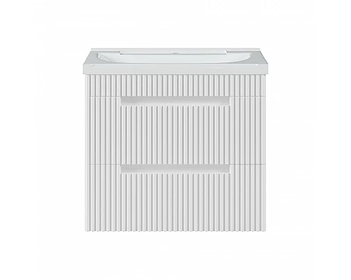 Купить ARIANA - 60 Тумба подвесная с 2 ящ. белая (эмаль) / раковина в магазине сантехники Santeh-Crystal.ru