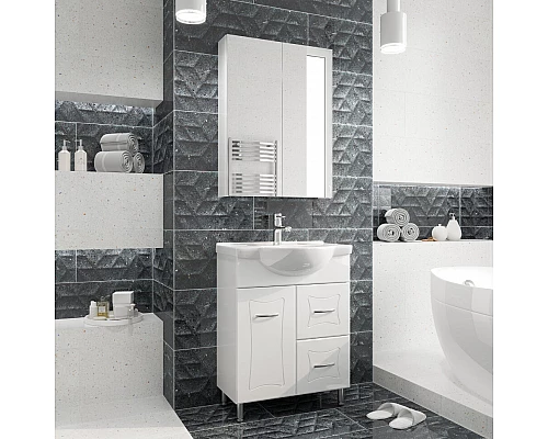 Приобрести Классик - 60 Тумба прямая Б/К / раковина в магазине сантехники Santeh-Crystal.ru