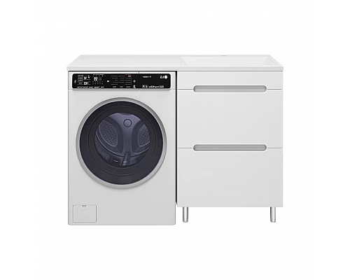 Приобрести Байкал - 55 Тумба под стиральную машину 2 ящ .ПВХ / раковина правая в магазине сантехники Santeh-Crystal.ru