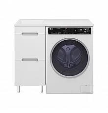 Байкал - 40 Тумба под стиральную машину 2 ящ .ПВХ / раковина левая