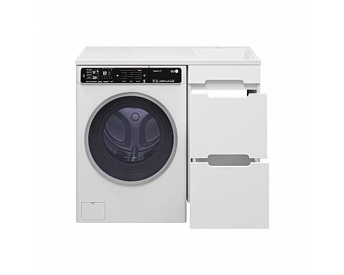 Приобрести Байкал - 40 Тумба под стиральную машину 2 ящ .ПВХ / раковина правая в магазине сантехники Santeh-Crystal.ru