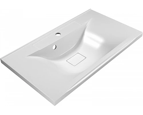 Приобрести Амбра - 70 тумба прямая белая / раковина в магазине сантехники Santeh-Crystal.ru